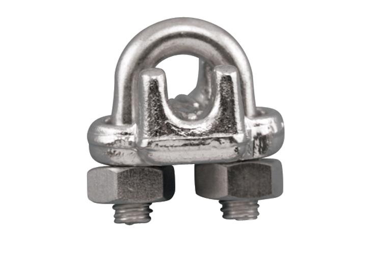 01 Stainless Steel FORGED ROPE CLIPS SS 316 1/8 in. - Image 1