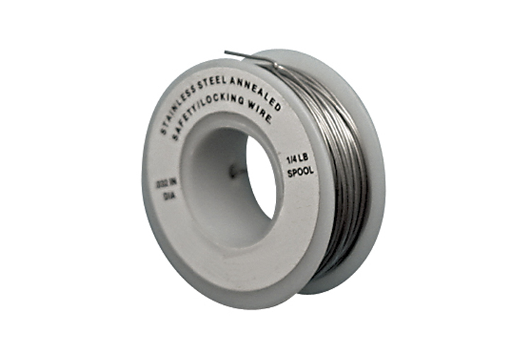 02 Stainless Steel SEIZING (LOCKING) WIRE 0.020 in. x 1/4 LB - Image 1