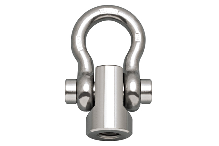 04 Stainless Steel ANCHOR BASE W/SHACKLE 5/8 in. - Image 1