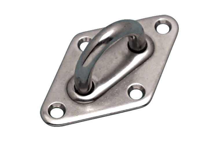 06 Stainless Steel DIAMOND PAD EYE 3-1/4 in. - Image 1
