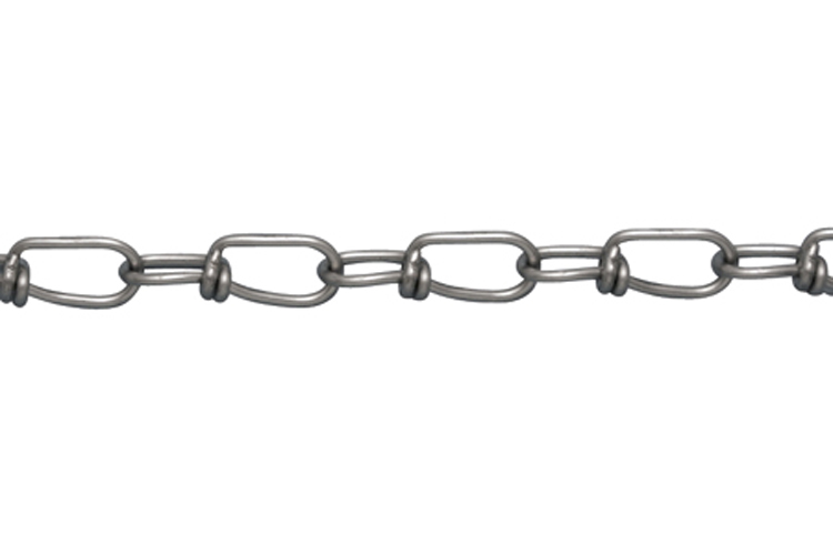 06 Stainless Steel DOUBLE LOOP CHAIN S7 SS 304 #3 - Image 1