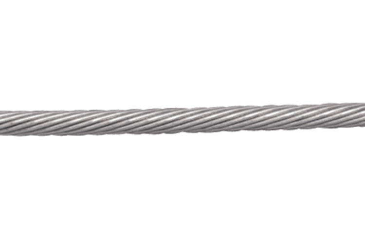 07 Stainless Steel WIRE ROPE 304, 1×19, 1/8in - Image 1