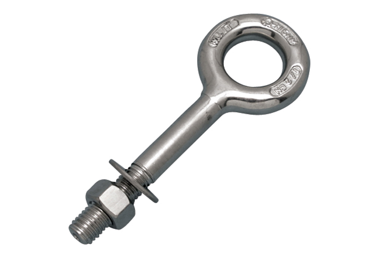 08 Stainless Steel FORGED EYE BOLT PLAIN SS 316 NM M10 x 1-1/2 in. - Image 1