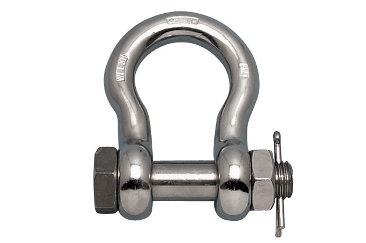 09 Stainless Steel BOLT ANCHOR SHACKLE 1/2 in. - Image 1